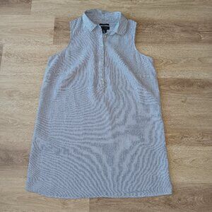 Tahari 1X Linen Shirt Dress